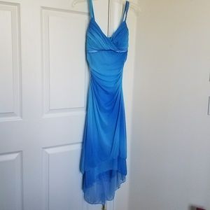 Blue prom dress